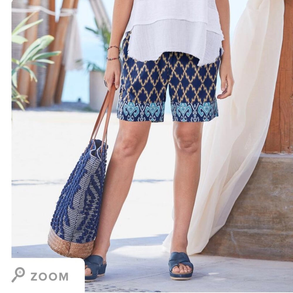 Never Worn Sundance Pacifica Bermuda Shorts With Pockets Size Medium